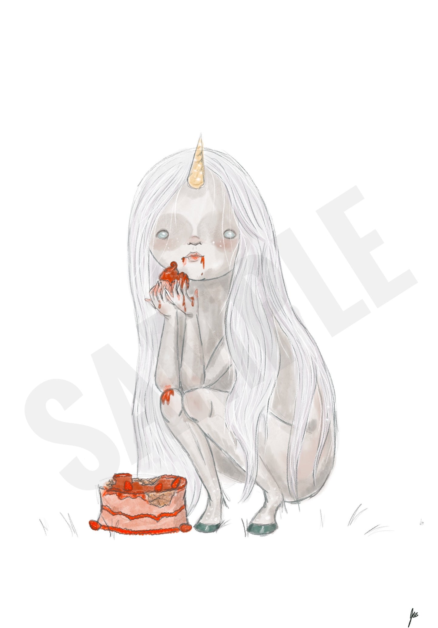 Unicorn Wildling, Digital Print