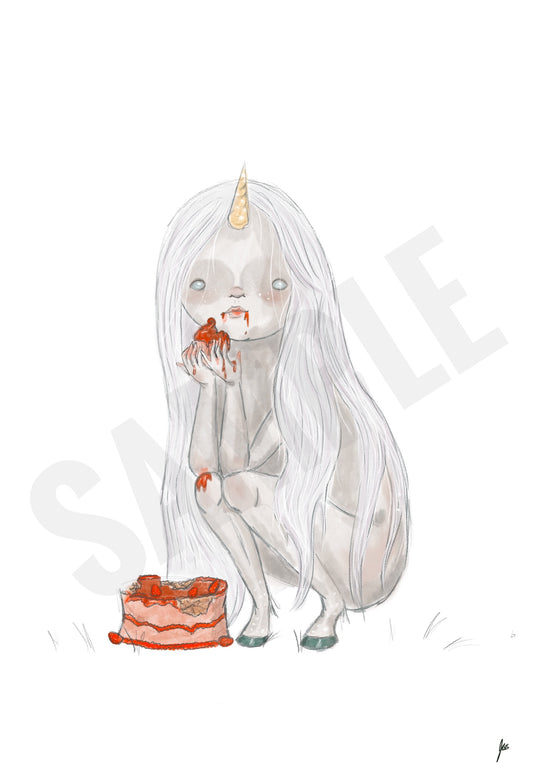 Unicorn Wildling, Digital Print